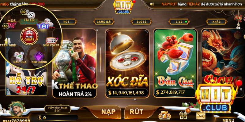 Chuyên gia đánh giá Hitclub là cổng game có đa dạng lựa chọn cho người chơi