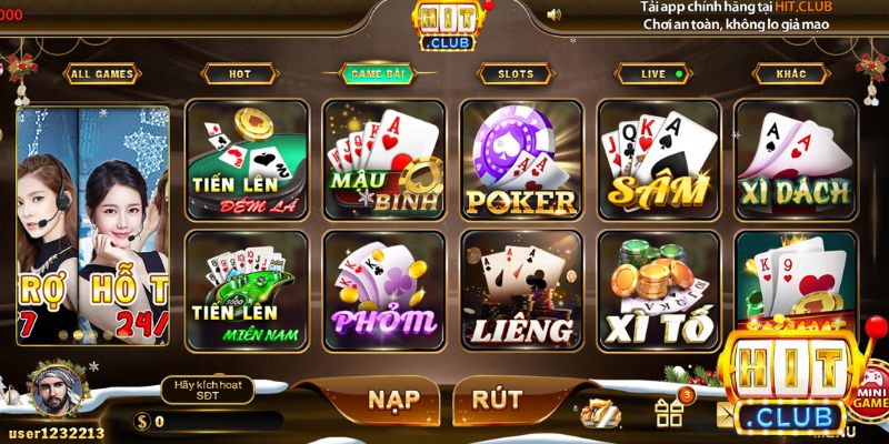 Game bài Hitclub chỉn chu trên mọi phương diện