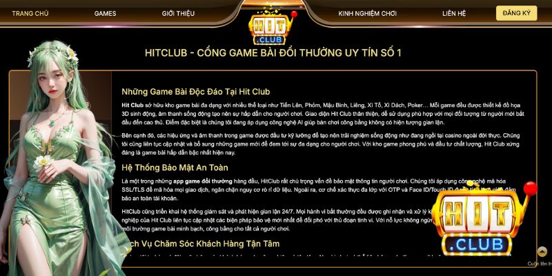 Cổng game luôn đảm bảo an toàn cho người chơi tại Hitclub